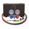 Mastercool 89661UV R134a Aluminum Manifold Kit with Dye Injector Main Image