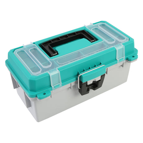 Sheffield 12671 13in. Tackle Box-Teal/Gray Main Image