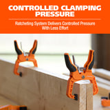 Great Neck 74304 Ratcheting C-Clamp (1.5 Inch) Additional Image 5