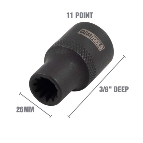OEMTOOLS 35059 11 Point Brake Caliper Socket Additional Image 1