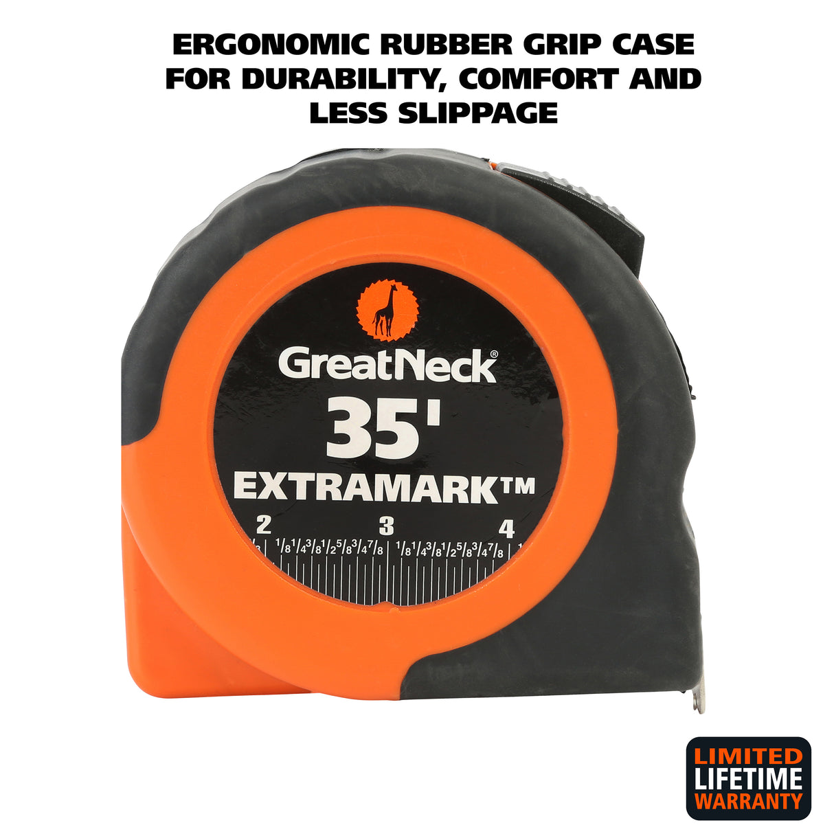 GreatNeck 95010 35 Ft. x 1 Inch ExtraMark™ Tape Measure Additional Image 1