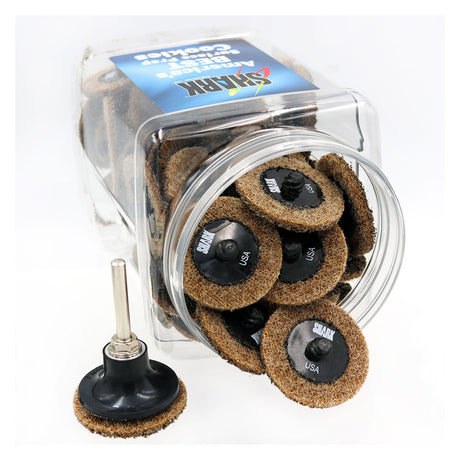 Shark Industries 13088 2in. Coarse Surface Preparation Discs Jar-50 Ct. Main Image