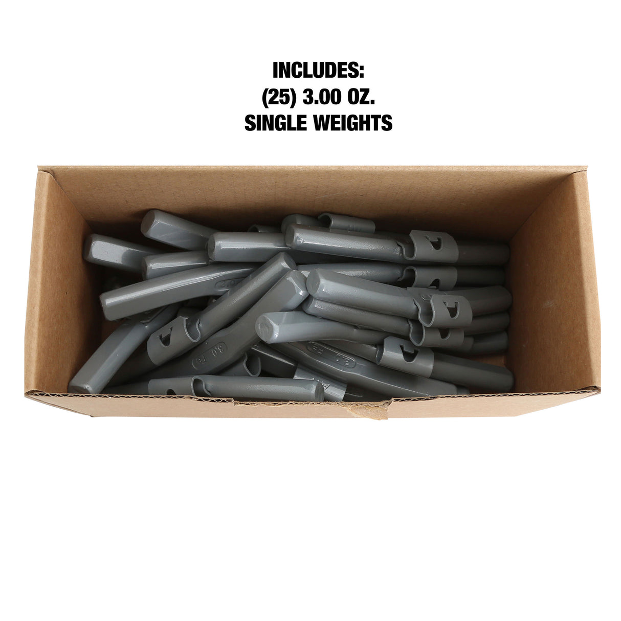 OEMTOOLS 23302 3.0 Oz. AL Style Steel Wheel Weigh t - 1 Box of 25 Additional Image 4