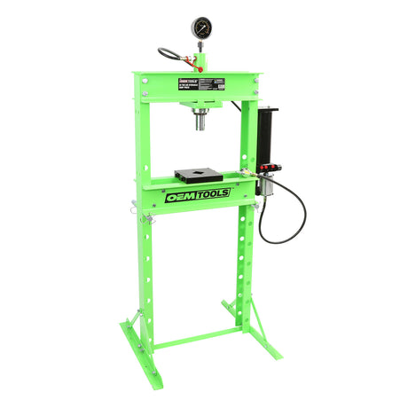 OEMTOOLS 25087 Air Hydraulic 20 Ton Shop Press with Double Speed Pump Main Image