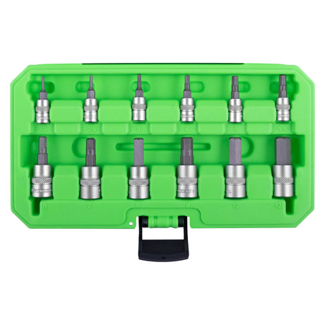 OEMTOOLS 23901 12 Piece Metric Magnetic Hex Bit Socket Set Additional Image 2