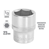 OEMTOOLS 22403 23 mm 1/2 Inch Drive Socket Additional Image 1