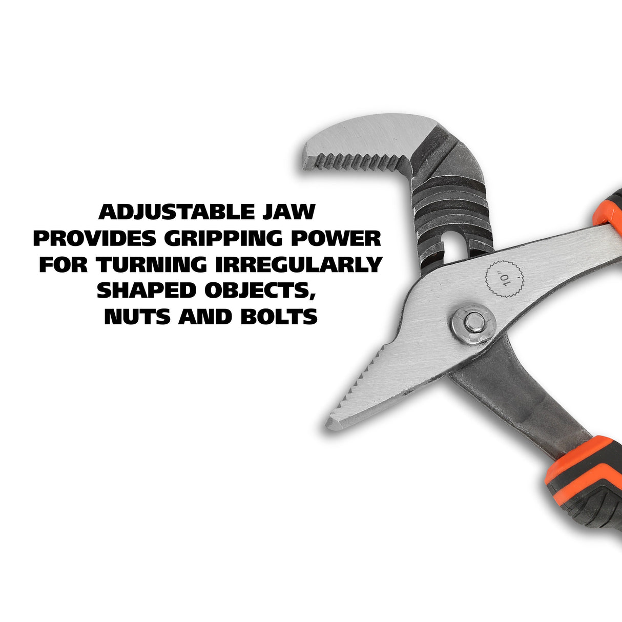 GreatNeck W100C Groove Joint Pliers (10 Inch) Additional Image 3