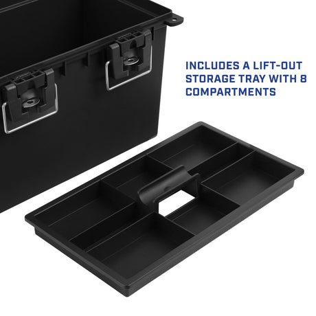 Sheffield 12701 XL Field Box with Lift Out Storage Tray-Black Additional Image 7