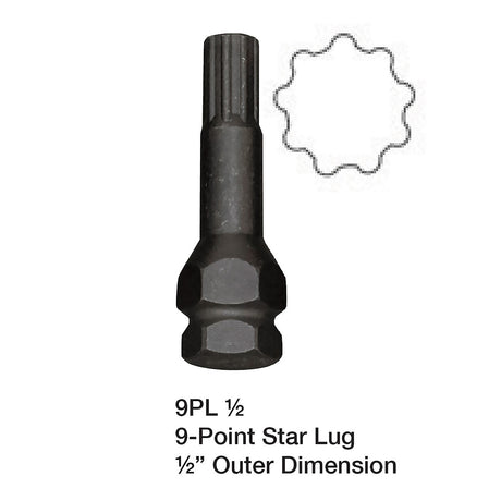 OEMTOOLS 9PL 1/2in. 9 Pt. Star Main Image