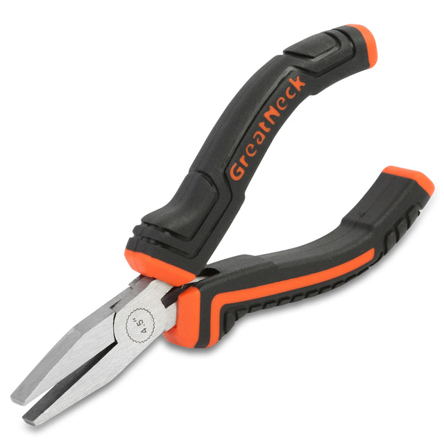 GreatNeck HLF4C Flat Nose Hobby Pliers (4-1/2 Inch) Main Image