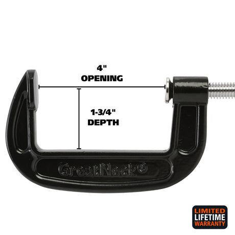GreatNeck CC4 C-Clamp (4 Inch) Additional Image 2