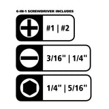 GreatNeck SD4B 6-in-1 Screwdriver Additional Image 6