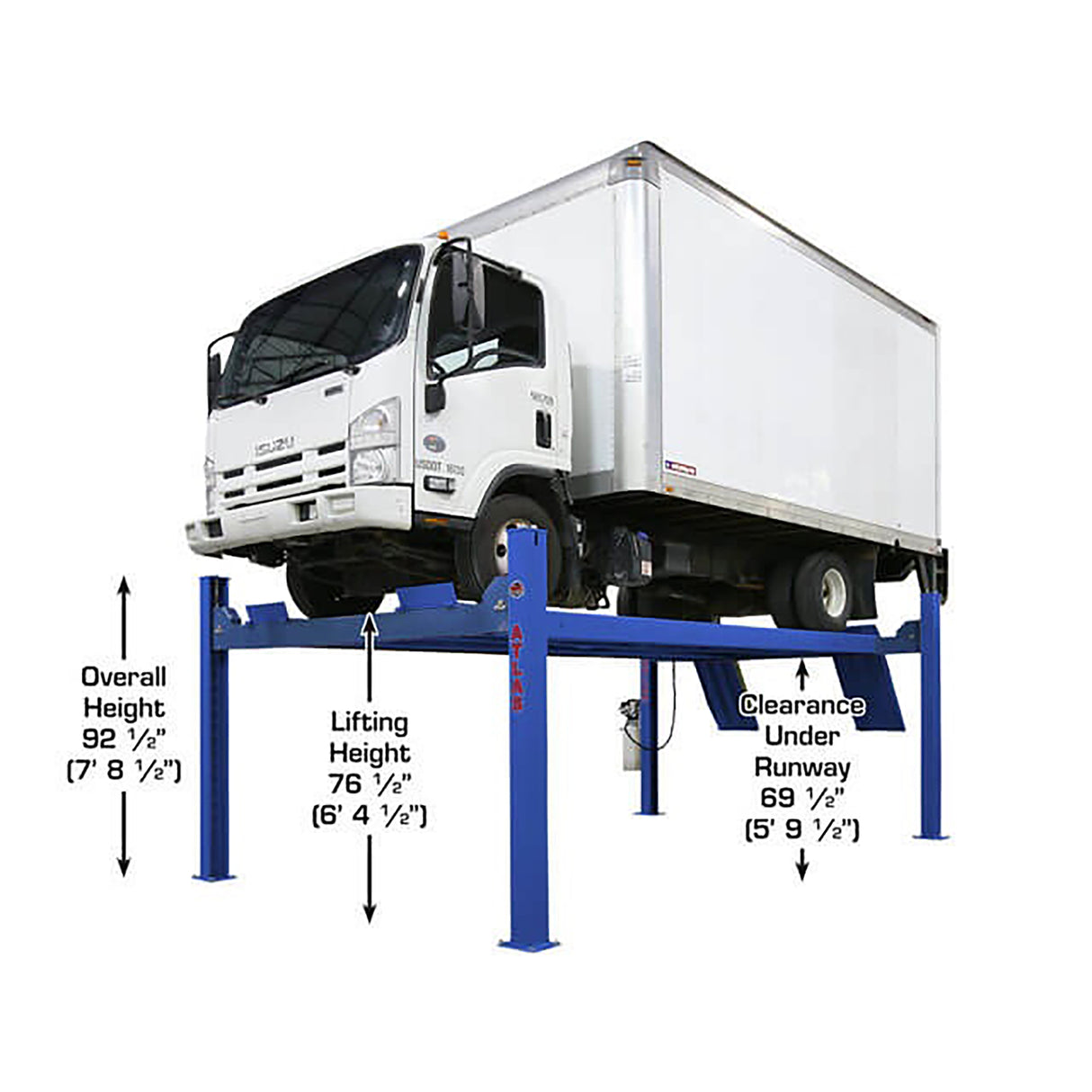 Atlas Equipment Platinum PVL14 14,000 Lb. 4-Post Lift Additional Image 2