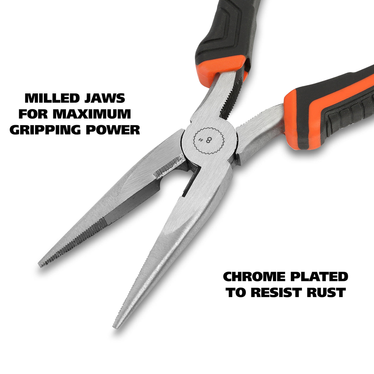 GreatNeck LN8C Long Nose Pliers (8 Inch) Additional Image 2