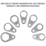 OEMTOOLS 87165 7-Piece 3/8-Inch Drive Offset Oil Filter Socket Removal Set Additional Image 2