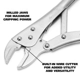 GreatNeck C10S Straight Jaw Locking Pliers (10 Inch) Additional Image 2
