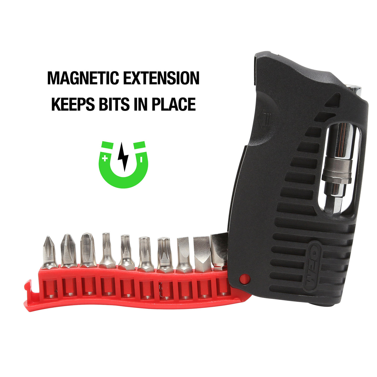 OEMTOOLS 25945 11 Piece Compact Bit Driver Set Additional Image 3