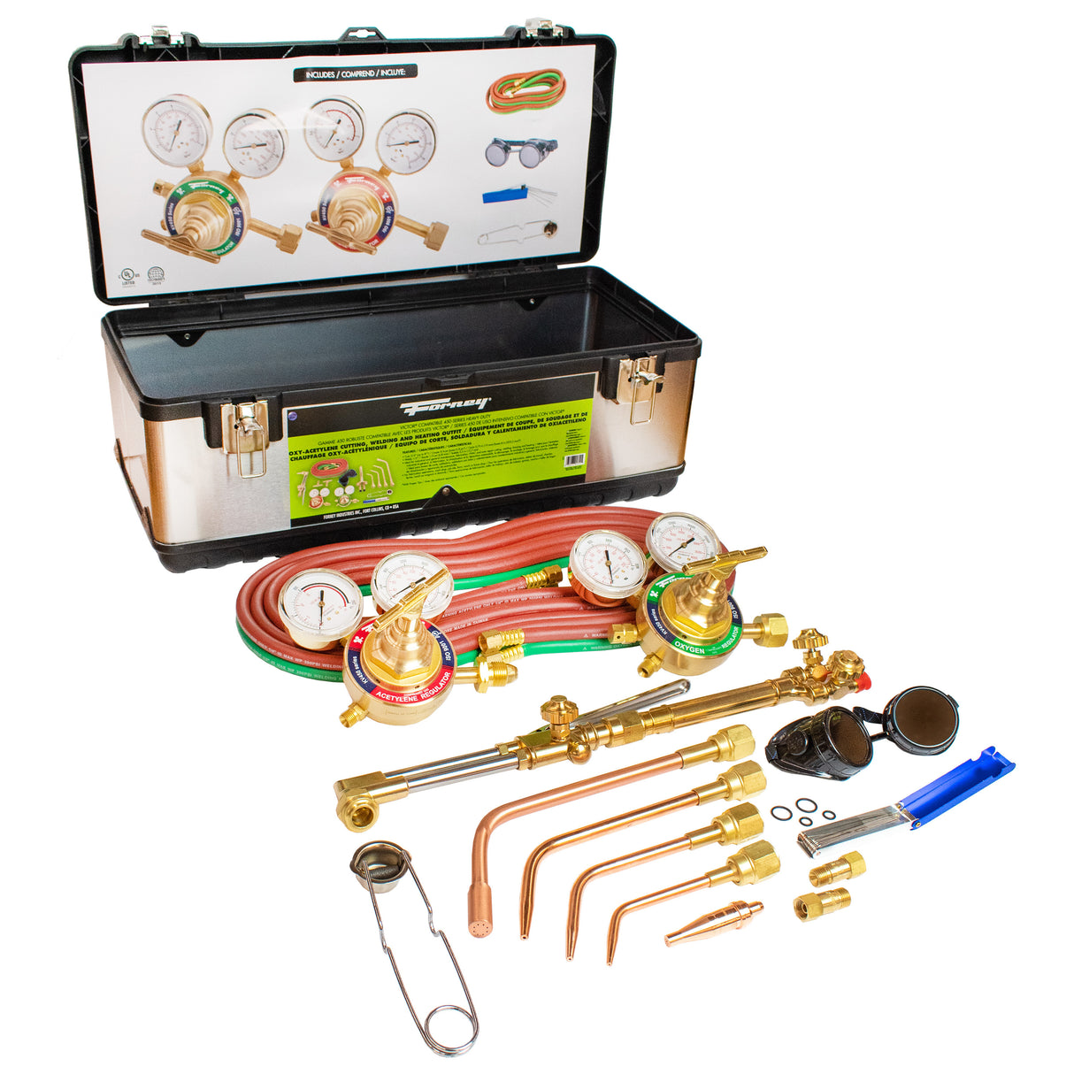 Forney Industries 1711 Commander Heavy-Duty Torch Kit (Victor Style) Main Image