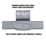 OEMTOOLS 23265 20 gm. FN Style Steel Wheel Weight - 1 Box of 25 Additional Image 3