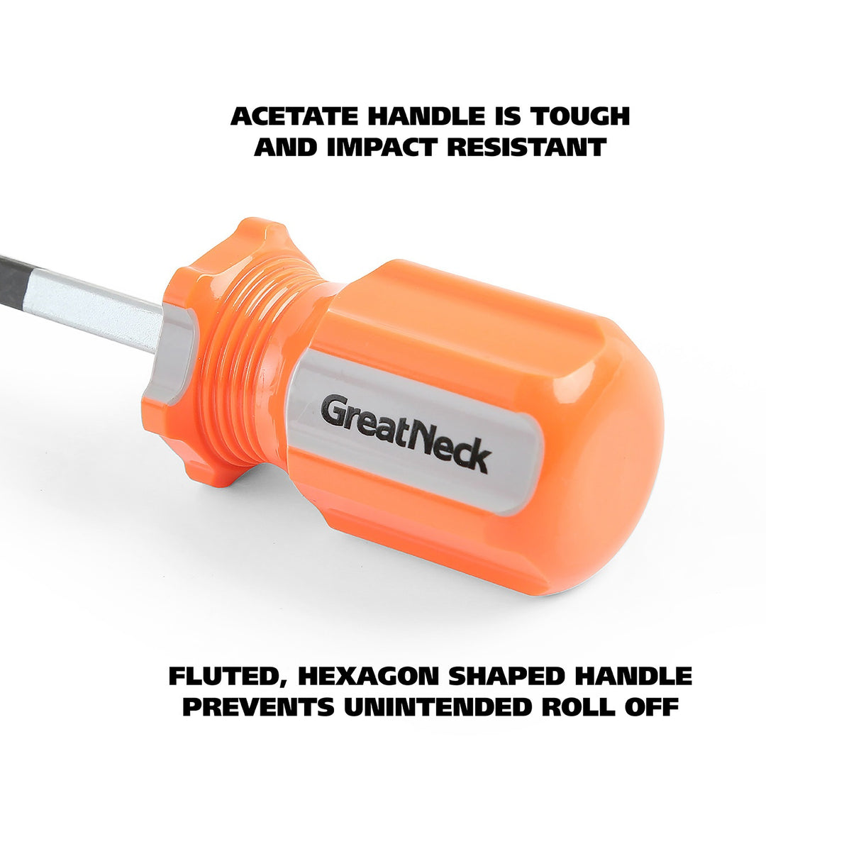 GreatNeck 73110 #1 x 1.5 Inch Phillips Square Shank Stubby Screwdriver Additional Image 1