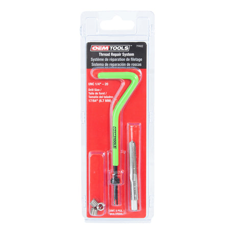 OEMTOOLS 25602 Thread Repair Kit - UNC 1/4in. - 20 Additional Image 4