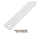 Mayes 10186 Straight Edge Aluminum Ruler (12 Inch x 1 Inch) Additional Image 3