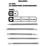 GreatNeck SDA6 Jeweler's Screwdriver Set (6 Piece) Additional Image 2
