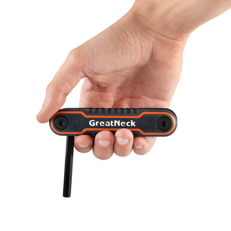 GreatNeck 74206 3-Piece Folding Hex Key Set- Metric, SAE, Torx Additional Image 6