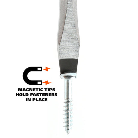 GreatNeck 73022 1/4 x 4 Inch Slotted Square Shank Screwdriver Additional Image 6