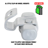 OEMTOOLS 23234 1.00 Oz. AL Style Steel Wheel Weight - 1 Box of 25 Additional Image 2