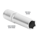 OEMTOOLS 22343 3/8 Inch Drive Deep Wall Socket (7/16 Inch) Additional Image 2