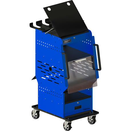 Homak HOMBB06019020 Mobile Diagnostic and Testing Terminal - Blue Main Image