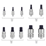 OEMTOOLS 23906 10 Piece 1/4in. Drive Magnetic Triple Square Bit Socket Set Additional Image 3