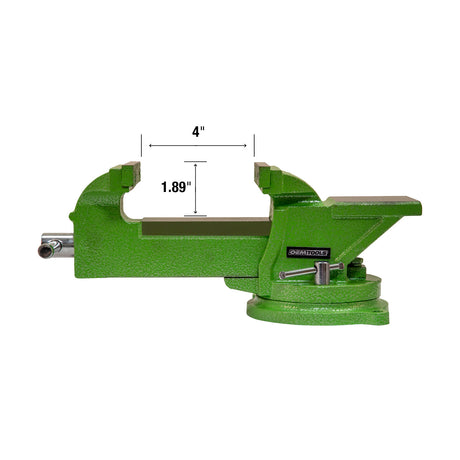OEMTOOLS 24217 4 Inch Heavy Duty Bench Vise with Swivel Base Additional Image 3