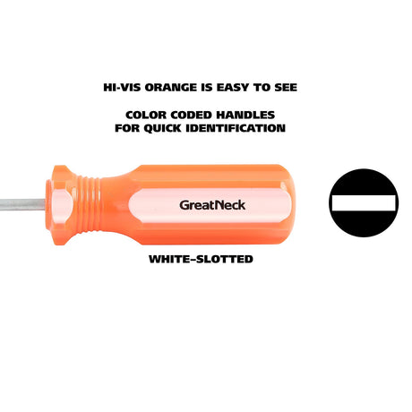 GreatNeck 73090 3/32 x 1.5 Inch Slotted Round Shank Screwdriver Additional Image 4