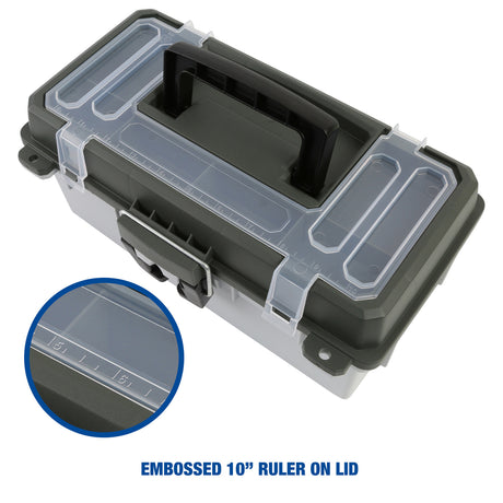 Sheffield 12670 13in. Tackle Box - Green/Gray Additional Image 3