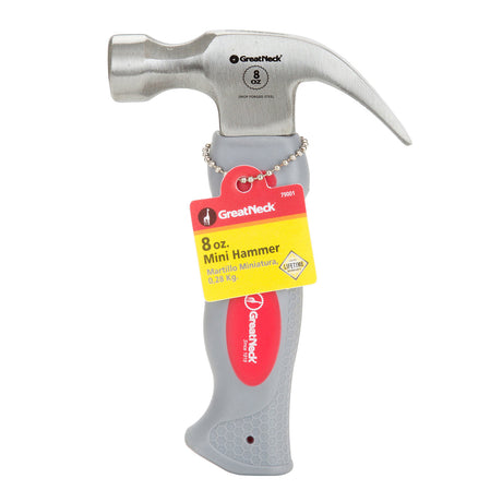 GreatNeck 79001 Mini Claw Hammer (8 Oz.) Additional Image 3