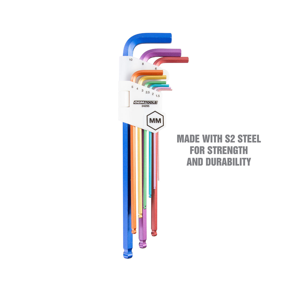 OEMTOOLS 24295 9 Piece Hex Key Set (Metric) Additional Image 3