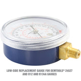 OEMTOOLS 24531 Replacement Gauge Low Side for A/C Manifold Additional Image 1