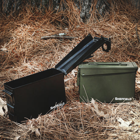 Sheffield 12641 Military Style .30-Cal Ammo Can - Black Additional Image 8