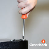 GreatNeck 73332 #3 x 4 Inch Round Shank Screwdriver Additional Image 8