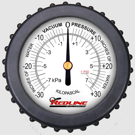 Redline Detection 96-0037 Pressure/Vacuum Gauge Main Image