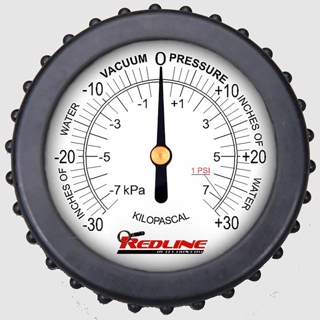 Redline Detection 96-0037 Pressure/Vacuum Gauge Main Image