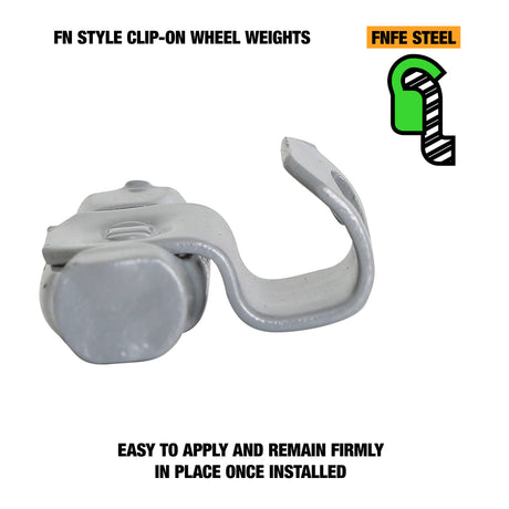 OEMTOOLS 23242 15 gm. FN Style Steel Wheel Weight - 1 Box of 25 Additional Image 2