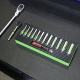 OEMTOOLS 23986 12 Piece 1/4in. Deep Socket Set (Metric) Additional Image 10