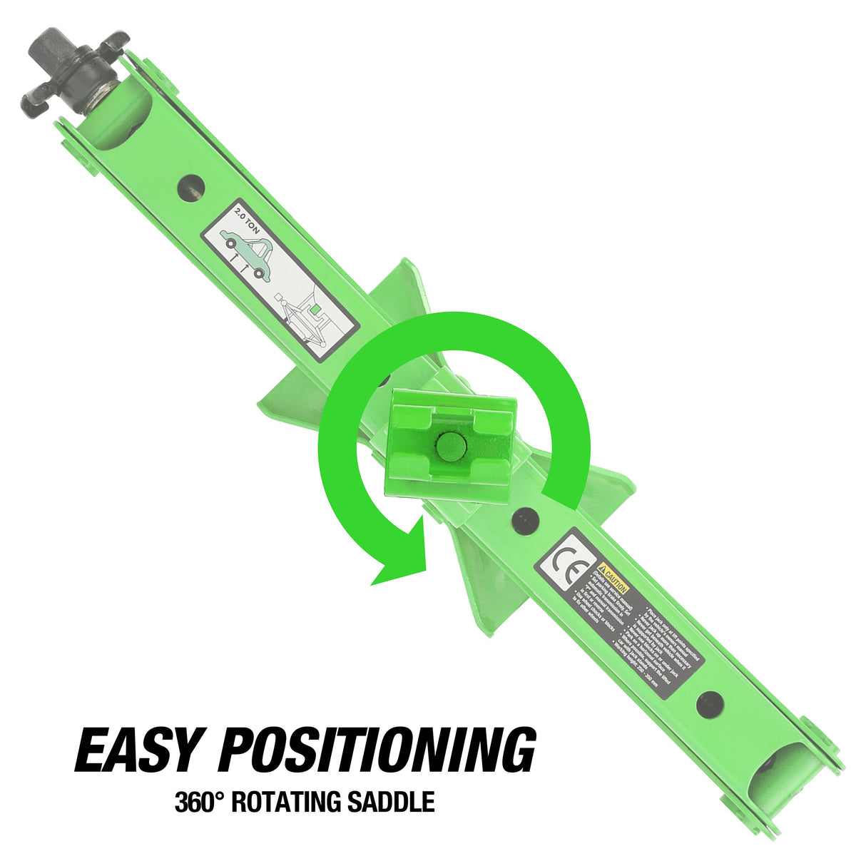 OEMTOOLS 24795 2-Ton Scissor Jack Additional Image 3