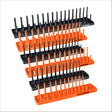 OEMTOOLS 22418 6 Piece SAE and Metric Socket Tray Set (Orange and Black) Main Image
