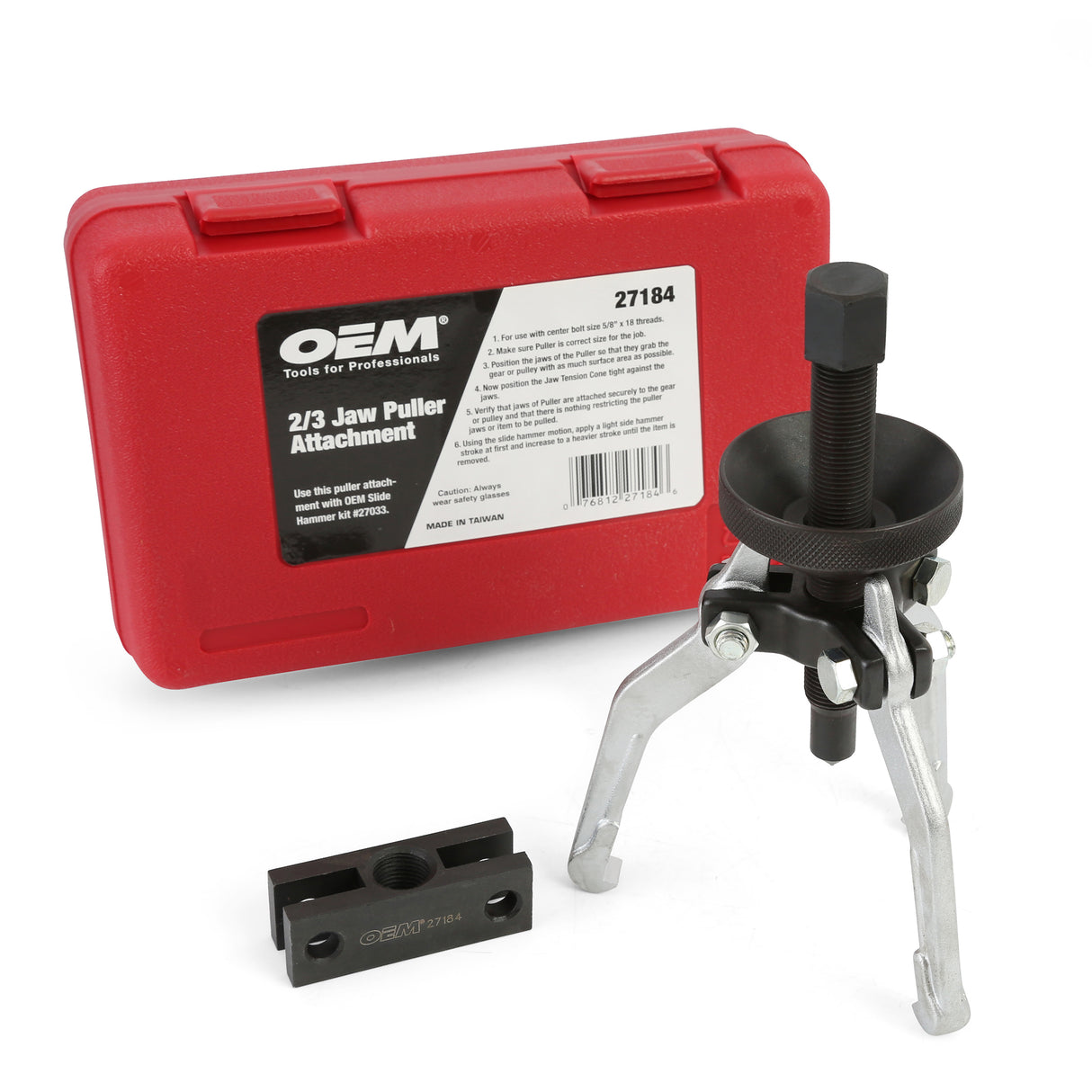OEMTOOLS 27184 3 Inch 2/3 Jaw Puller Attachment Main Image