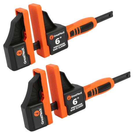 Great Neck 74290 6 Inch Precision Bar Clamps- 2 Pack Main Image