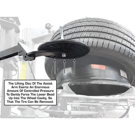 Atlas Equipment Platinum PTC300 Rim-Clamp Tire Changer with Assist Arm Additional Image 4